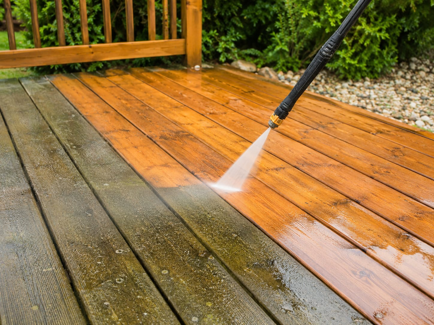 Decking cleaning