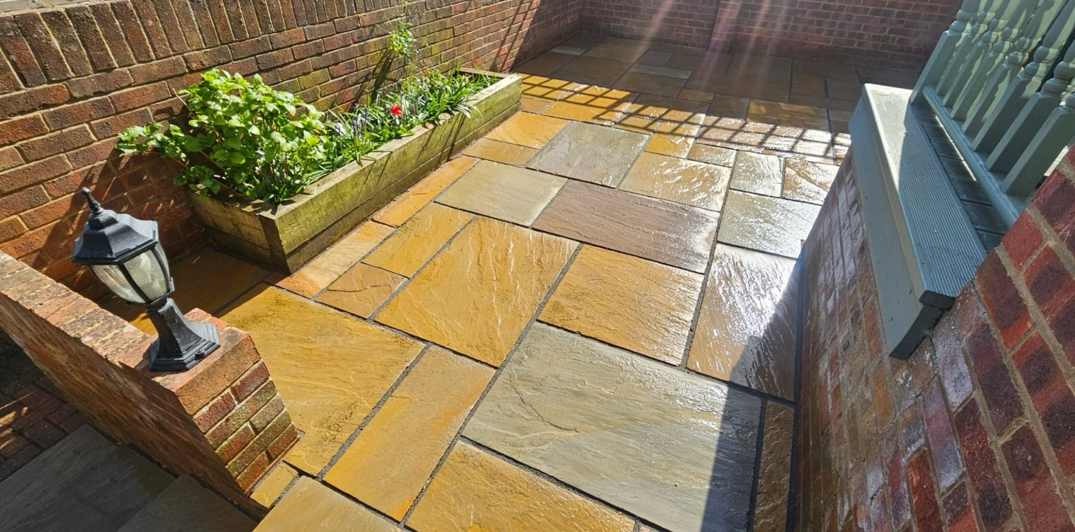 Patio cleaning